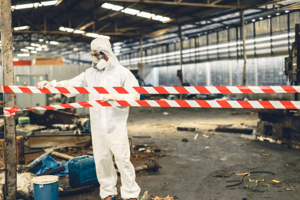 Professional Biohazard technician working in Newton, TX